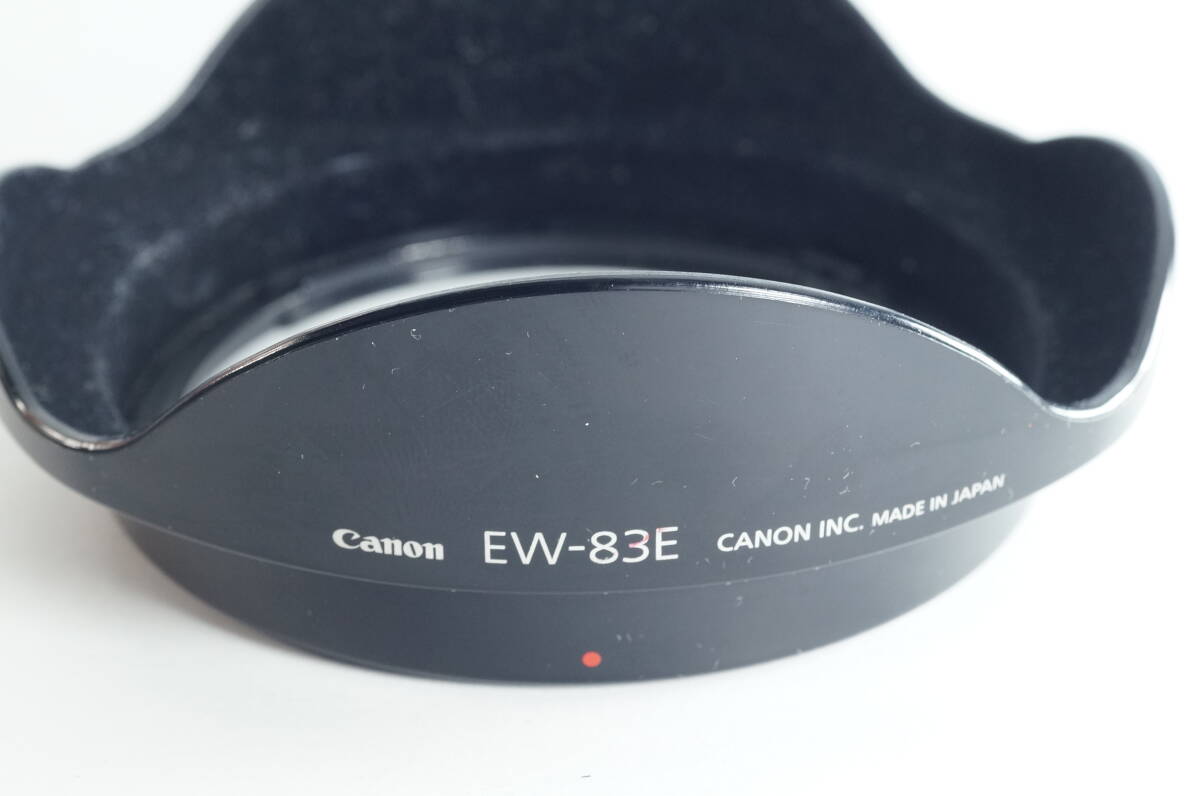 影AG『並品』 CANON EW-83E EF-S10-22mm F3.5-4.5 USM EF16-35mm F2.8L USM EF17-40mm F4L USM レンズフード LENS HOOD