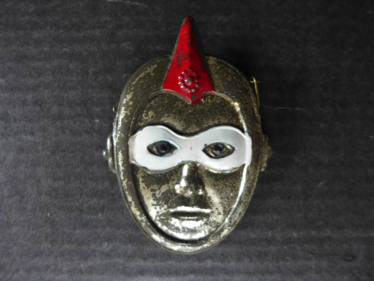 ★　時代物【ストック品】　昭和30年代頃　ナショナルキッド　ブリキバッチ　金属バッチ　駄玩具　特撮　昭和レトロ　アンティーク　★