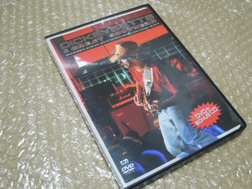 ●DVD Dickey Betts & Great Southern ： Back Where It All Begins DVD＋CD2枚組