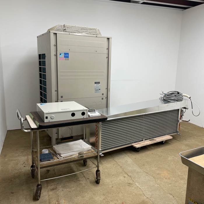 限定価格｜中古｜低温用エアコン 冷凍用 ダイキン 8馬力 LRFP8CH LVFP8AC 制御ボックス プレハブ冷凍庫 三相200V｜動産王｜千葉｜送料無料
