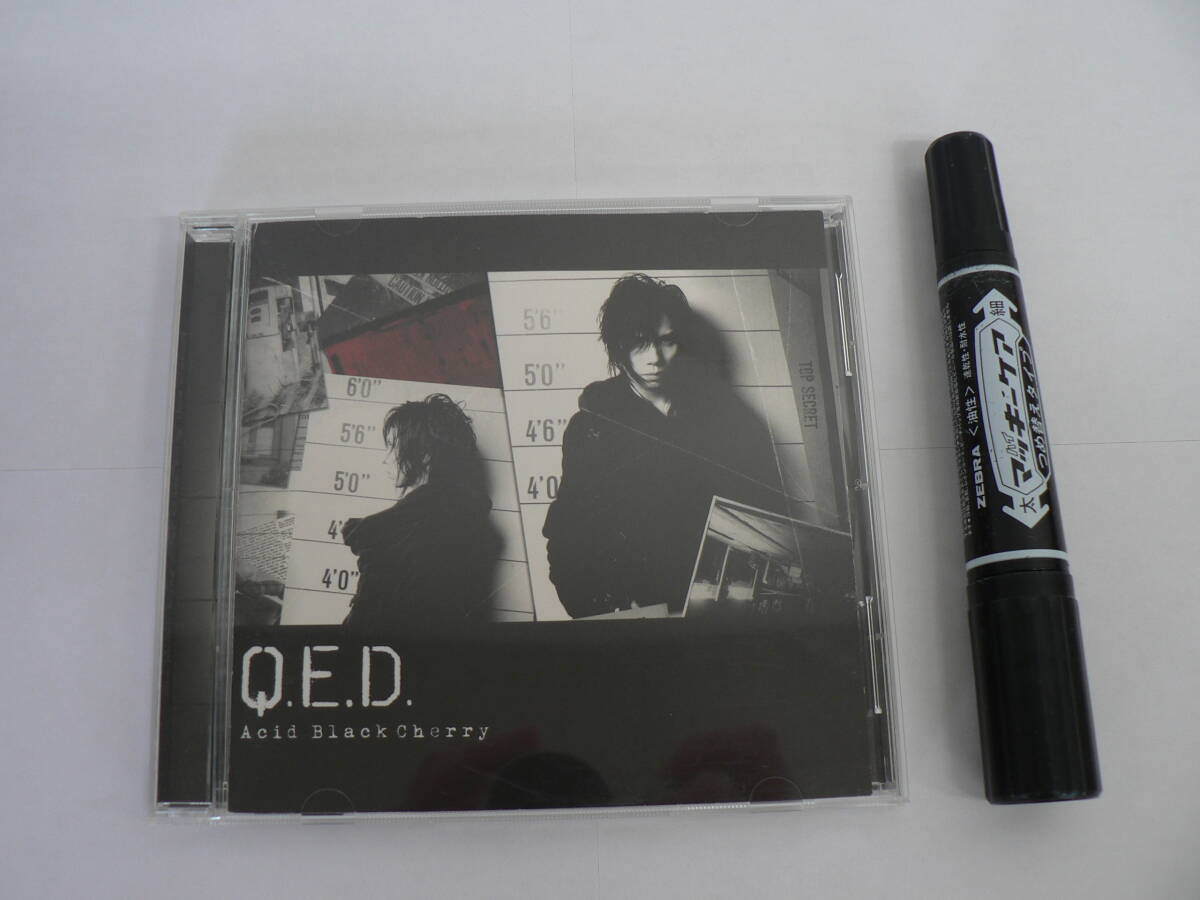動作確認済 CD Acid Black Cherry 2ndアルバム『Q.E.D.』/ motorod yasu V13