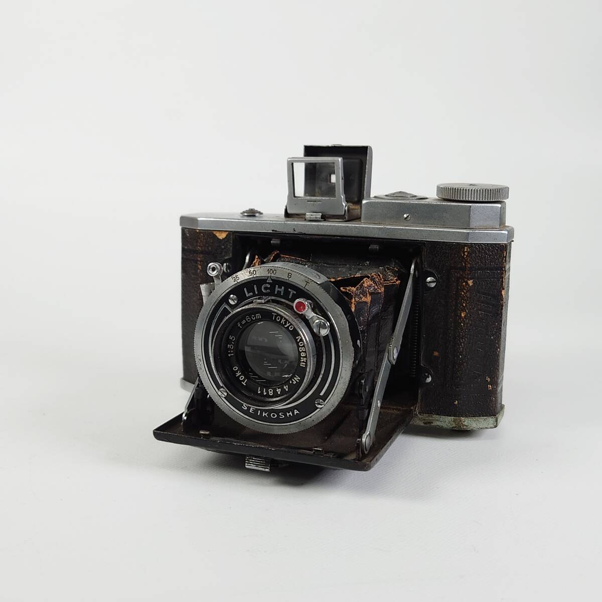 シャッターOK Minion ミニヨン 2型 Tokyo Kogaku Toko F3.5 6cm 蛇腹 フィルムカメラ ヴィンテージ 東京光学 現状品