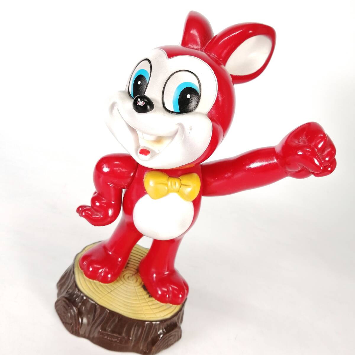 当時物 ピョンちゃん 切り株 ソフビ フィギュア 非売品 ピヨンちゃん 昭和 レトロ エスエス製薬 玩具 全長25㎝