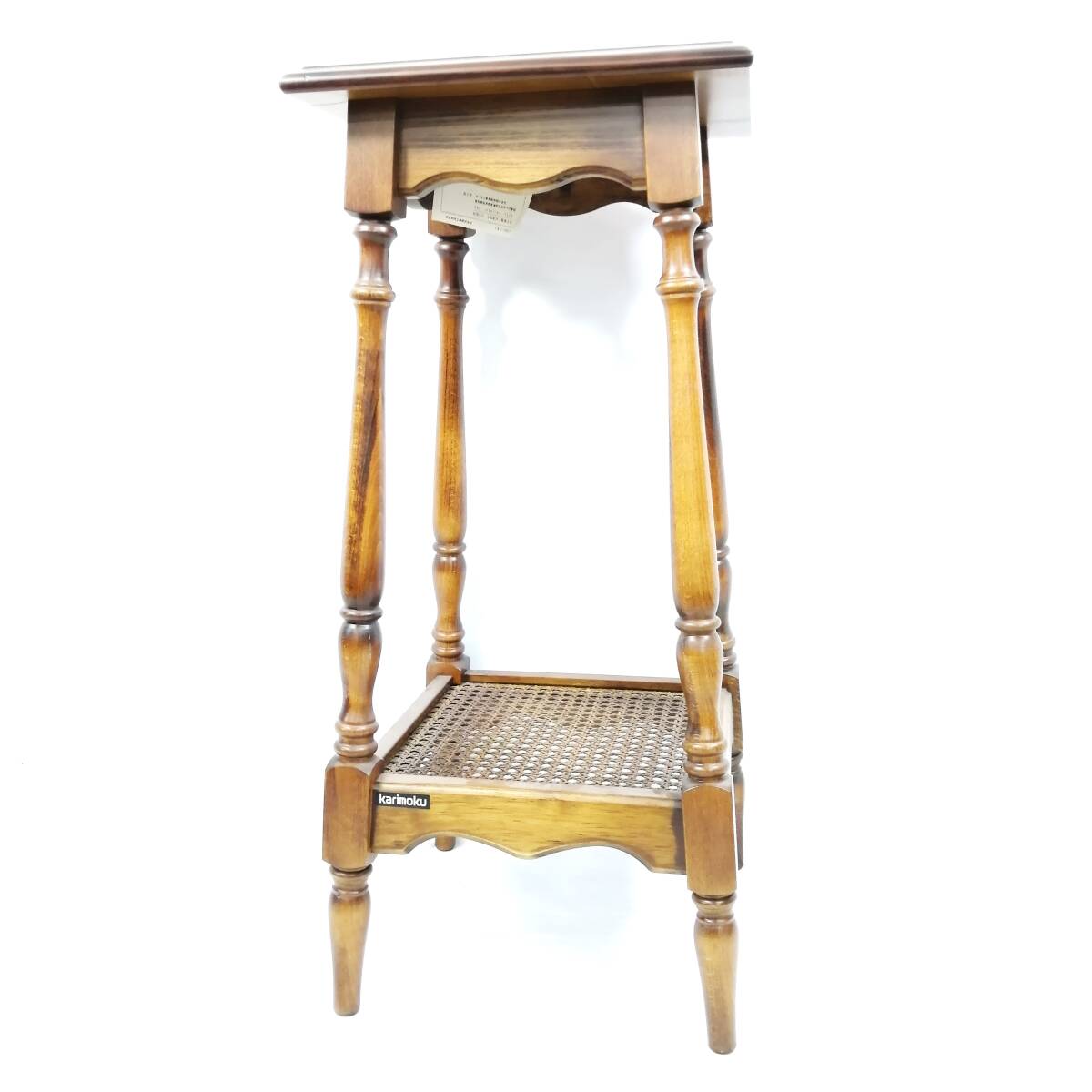 Karimoku 電話台 花台 家具 飾り台 昭和 レトロ カリモク カリモク家具