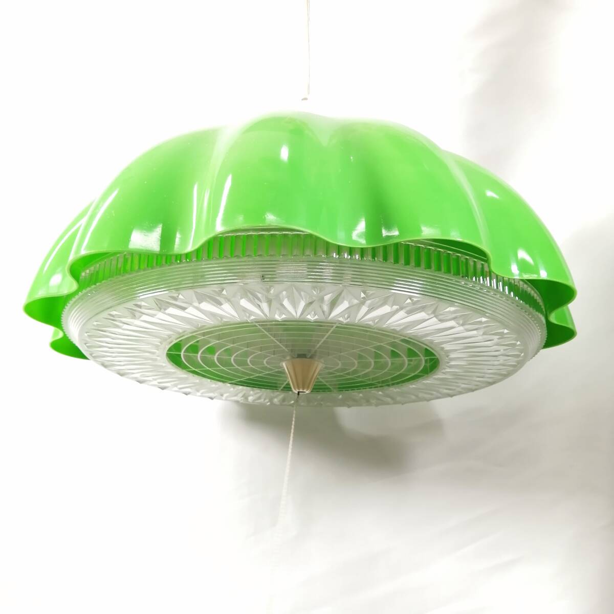 大光 照明器具 レトロ ポップ ペンダントライト グリーン 傘 緑 当時物 昭和 レトロ 