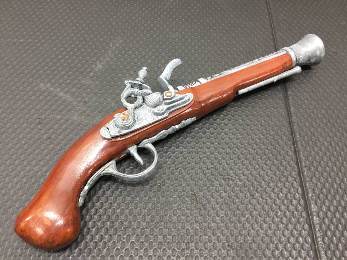 MG122 【モデルガン】 訳有 フリントロックピストル リアルウッド ラッパ銃 ブランダーバス