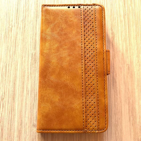 Xperia Ace III　手帳型ケース　ブラウン　カード収納可　管理160-16