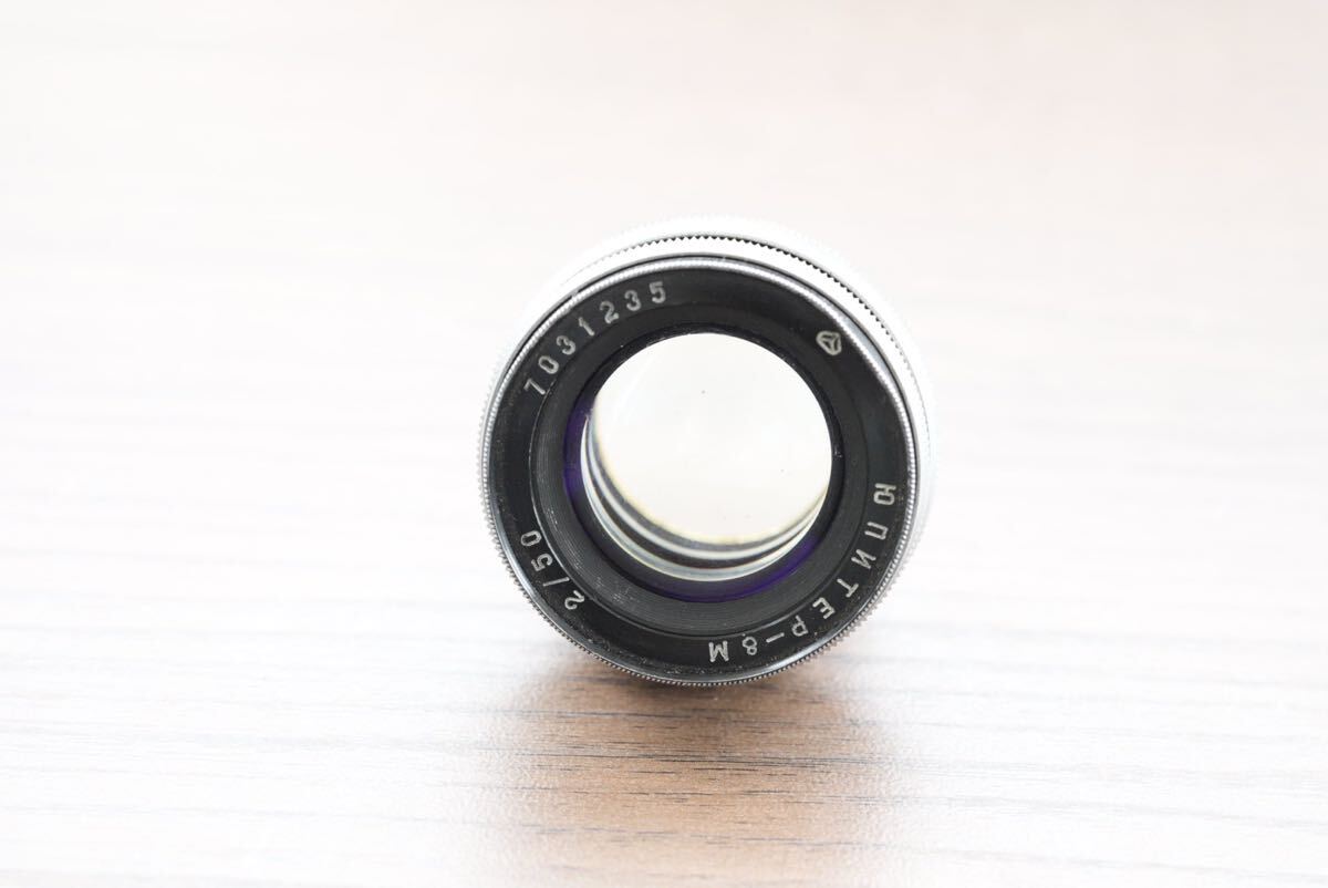 良品 分解清掃済 Jupiter-8M 50mm f2 旧コンタックスrfマウント(内爪) Contax ikon Contax rf 二