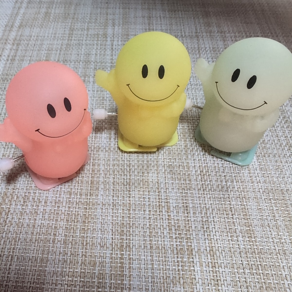 【希少】スマイリーフェイス　ゼンマイおもちゃ　レトロ玩具　スマイル ビレッジバンガード