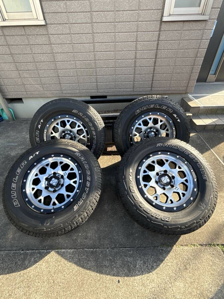 MLJ エクストリーム-J XJ04 (F/R) 8J 17インチ 6H PCD139.7 ET＋20 275/65R17 プラド、ハイラックス、FJクルーザー等
