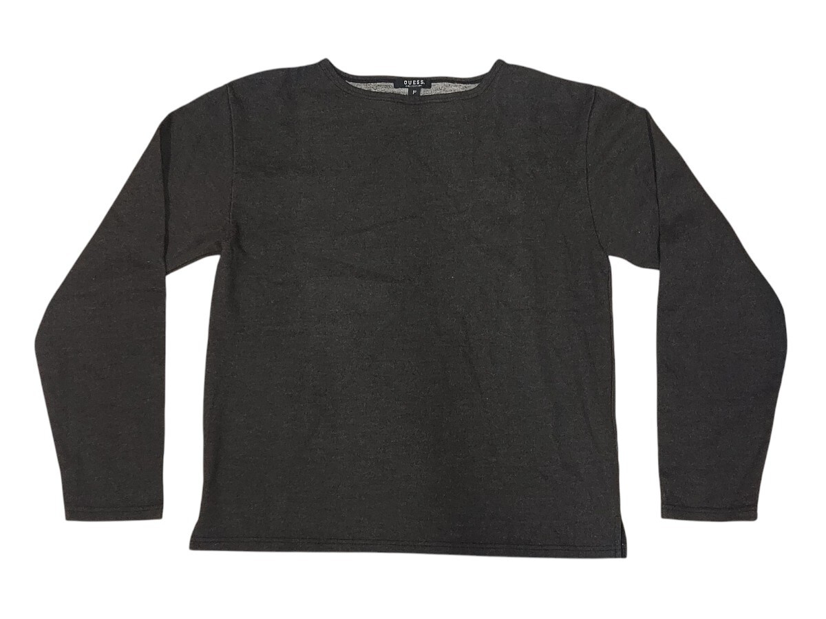 ★GUESS ロングTシャツ 長袖 ポリ/コットン/ウール Fサイズ ★