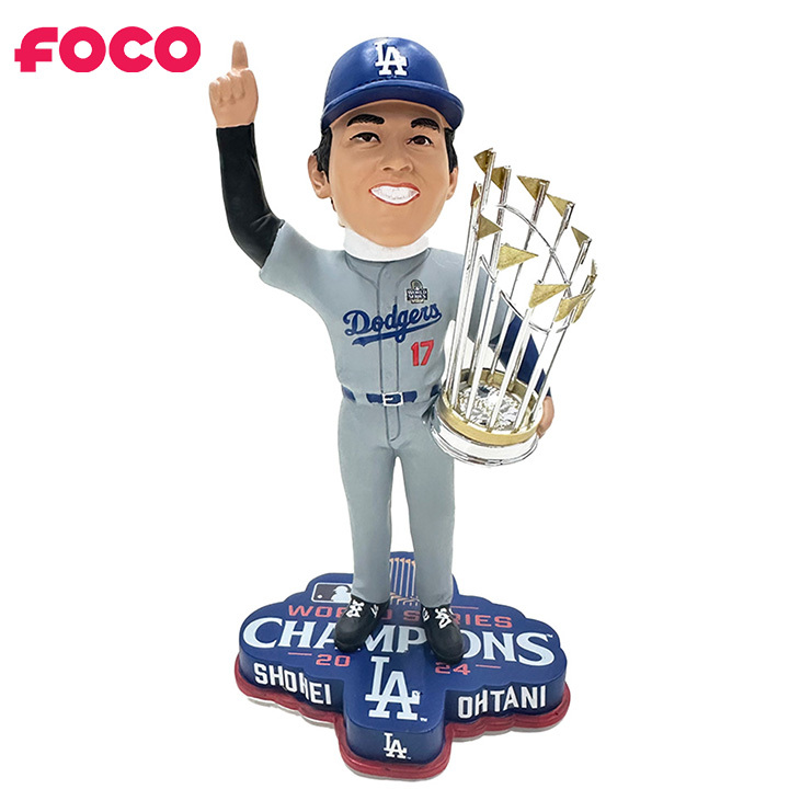 【送料無料】Foco 大谷翔平 Dodgers ドジャース 2024 World Series Champions ボブルヘッド fobigchamp