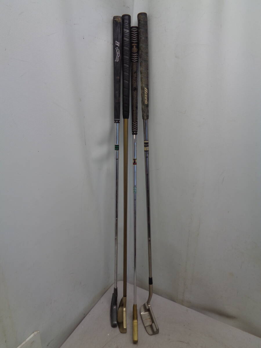 C2925　パターまとめ売り　G-202 /MIZUNO PROⅡ FORGED / TSURUYA ツルヤ AXEL GOLD パター /メーカー不明 / ⑤ / ④サイズ