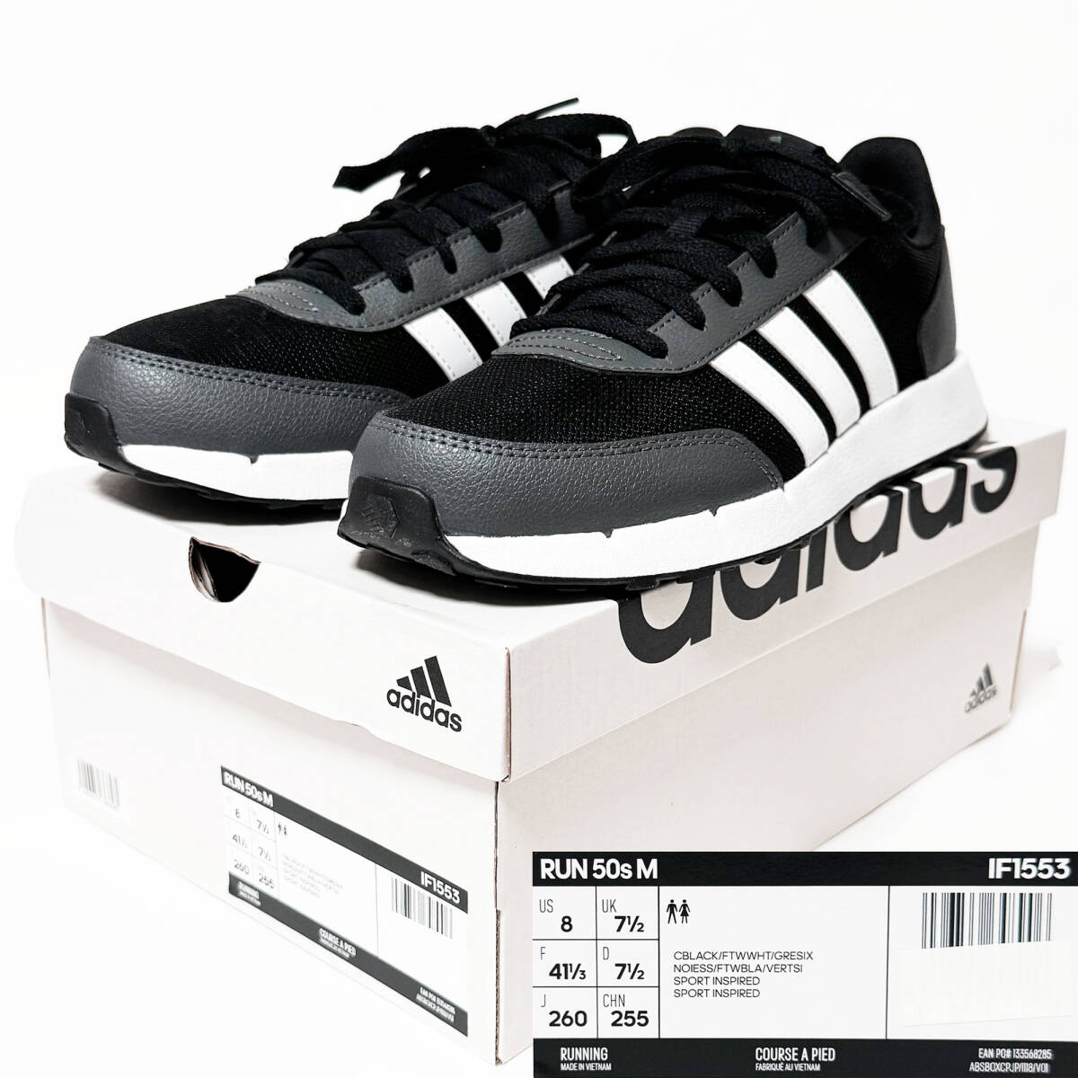 ■ADIDAS RUN 50s M/アディダスラン 50s M US8(26cm)新品■