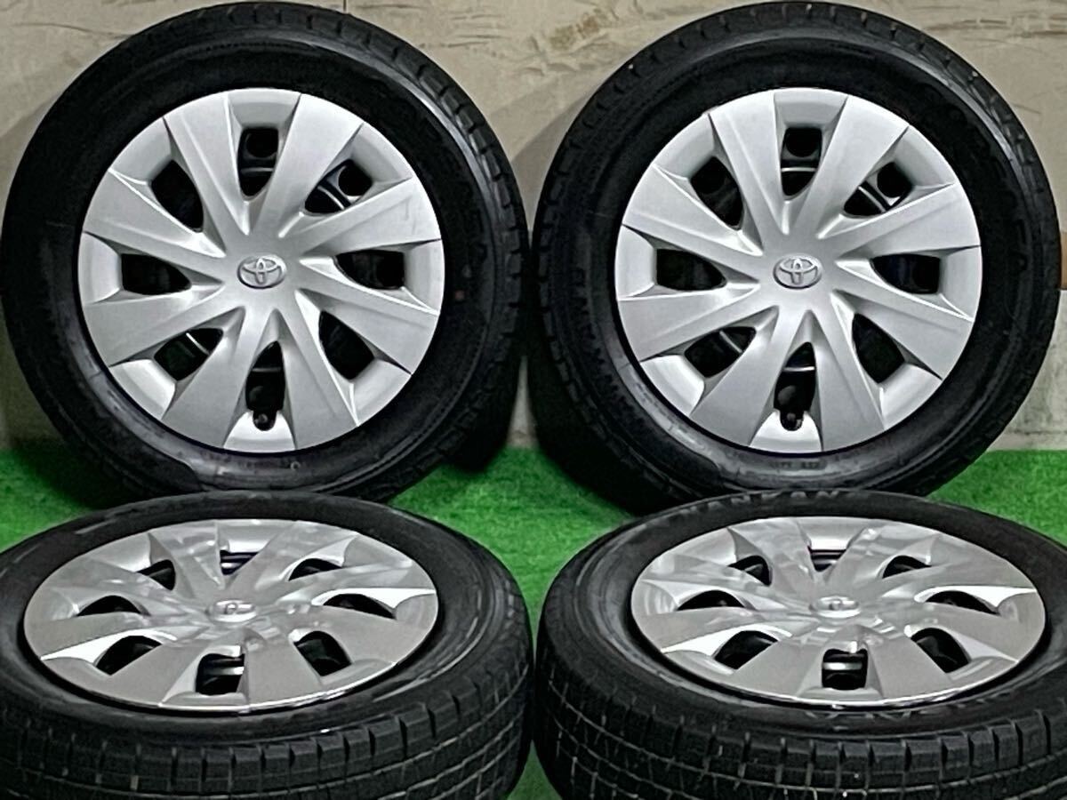 【車検用などに！！】トヨタ 純正スチール 15in 5J +40? PCD100 ナンカン 175/65R15 ヴィッツ アクア スペイド ポルテ 車検 交換 純正戻し