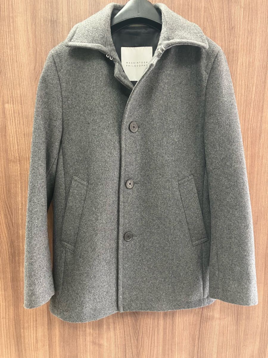 MACKINTOSH PHILOSOPHY(マッキントッシュフィロソフィー)ADMIRAL MELTON(アドミラルメルトン)コート　グレー【7476】