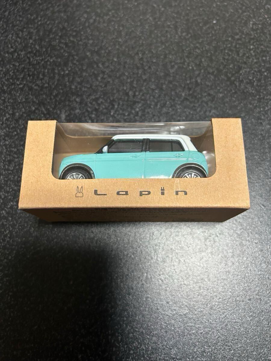 非売品 SUZUKI Lapin プルバックカー フレンチミントパールメタリックホワイト スズキ ノベルティ 新型ラパン ミニカー 販促品
