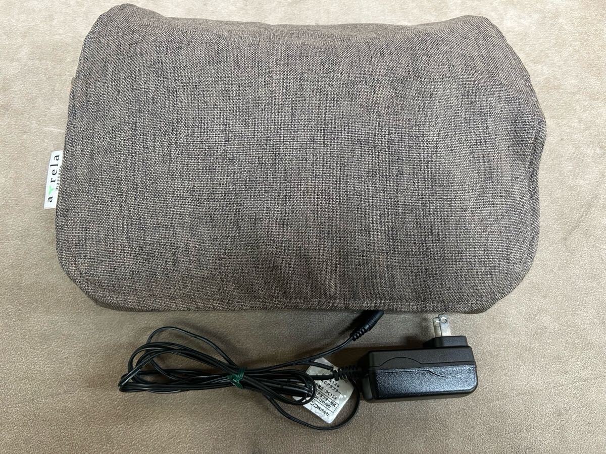 中古 アルインコ クッションマッサージ めぐりMCR8120 動作品 背中 腰 マッサージ グレー 