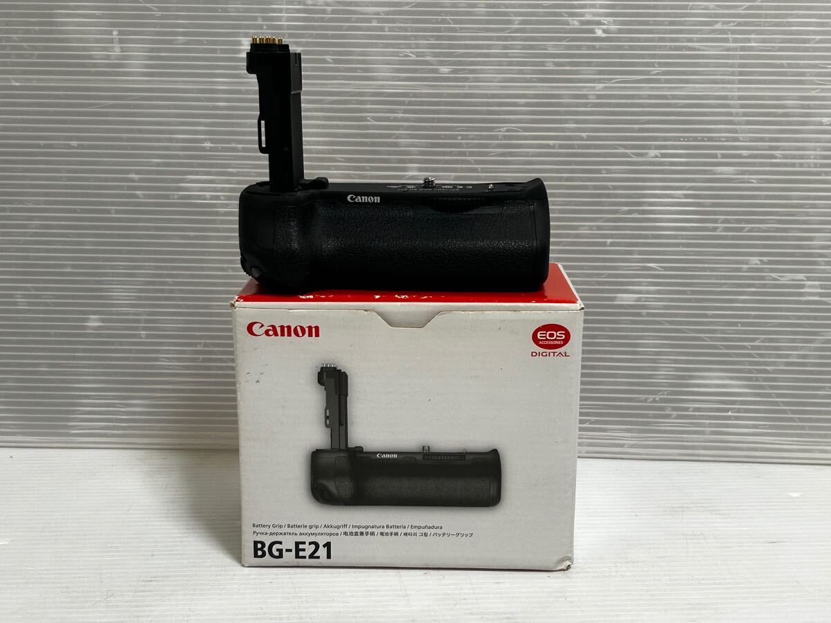 ▲D040▲ 現状品 Canon BG-E21 バッテリーグリップ　Battery Grip EOS 6D Mark II キヤノン 箱有 