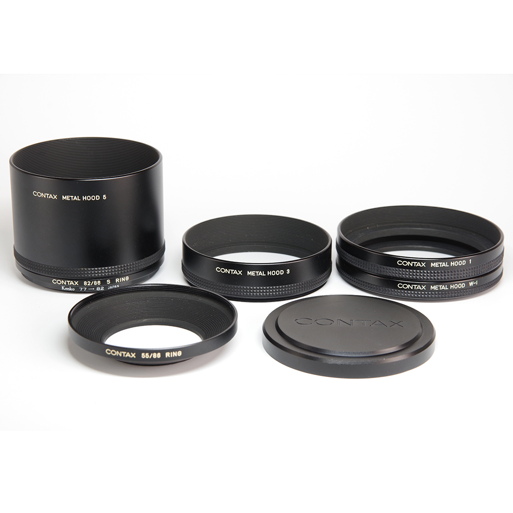 コンタックス　METAL HOOD 1 3 5 W-1　82/86 S RING　55/86 RING　メタルキャップ K-84 　286