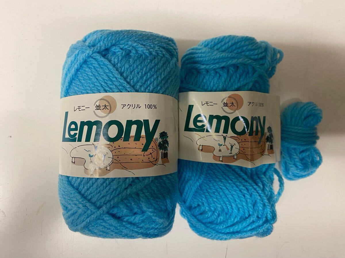 毛糸 ＜レモニー Lemony 並太＞ 東洋合繊 三菱レイヨン拍卖