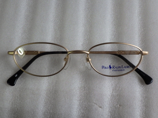 未使用　POLO RALPH LAUREN　ラルフローレン　polo363　51ｍｍ　めがね　金色フレーム　デッドストック ｖ031116