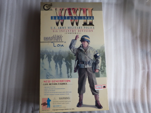 未開封 ミリタリー アクション フィギュア ドラゴン WWII BRITTANY 1944 US ARMY MILITARY POLICE Lou アメリカ軍 第8歩 ポリス ロー 