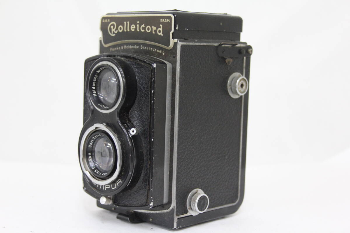 【訳あり品】 Rolleicoed Carl Zeiss Jena Triotar 7.5cm F3.5 二眼カメラ M4819
