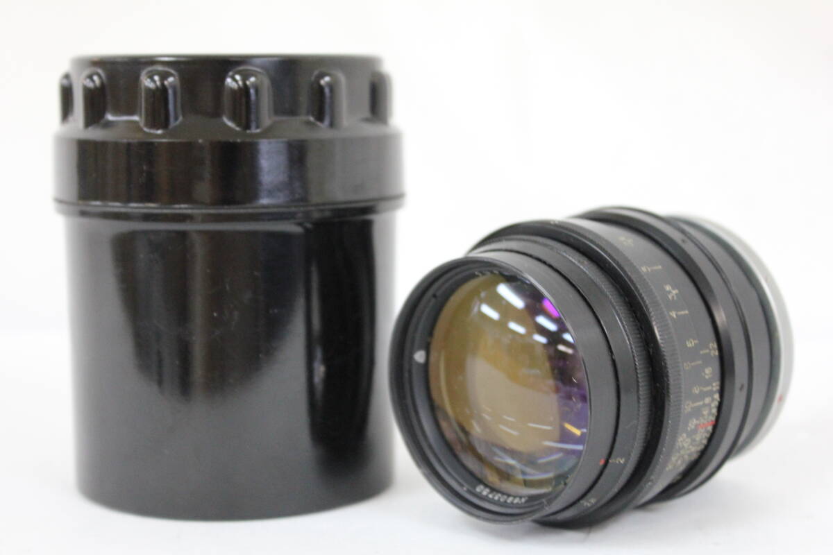 【返品保証】 ジュピター Jupiter-9 85mm F2 ケース付き レンズ M4949
