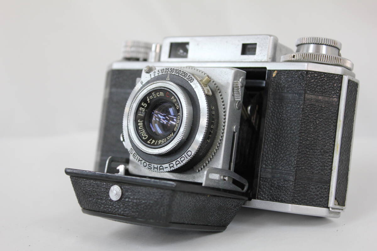 【訳あり品】 Arco-35 J Colinar 5cm F3.5 C 蛇腹カメラ M4952