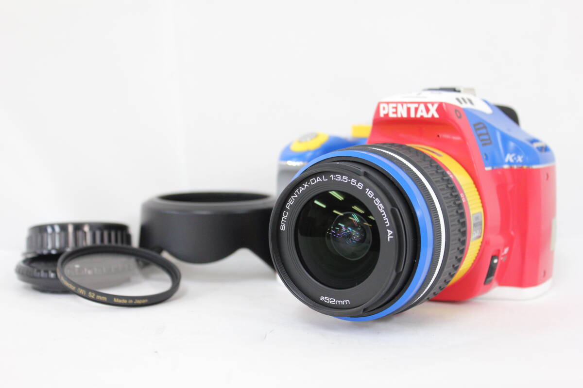 【外観美品】 【希少100台限定】 ペンタックス Pentax K-X コレジャナイロボモデル 18-55mm ボディ レンズセット M5030
