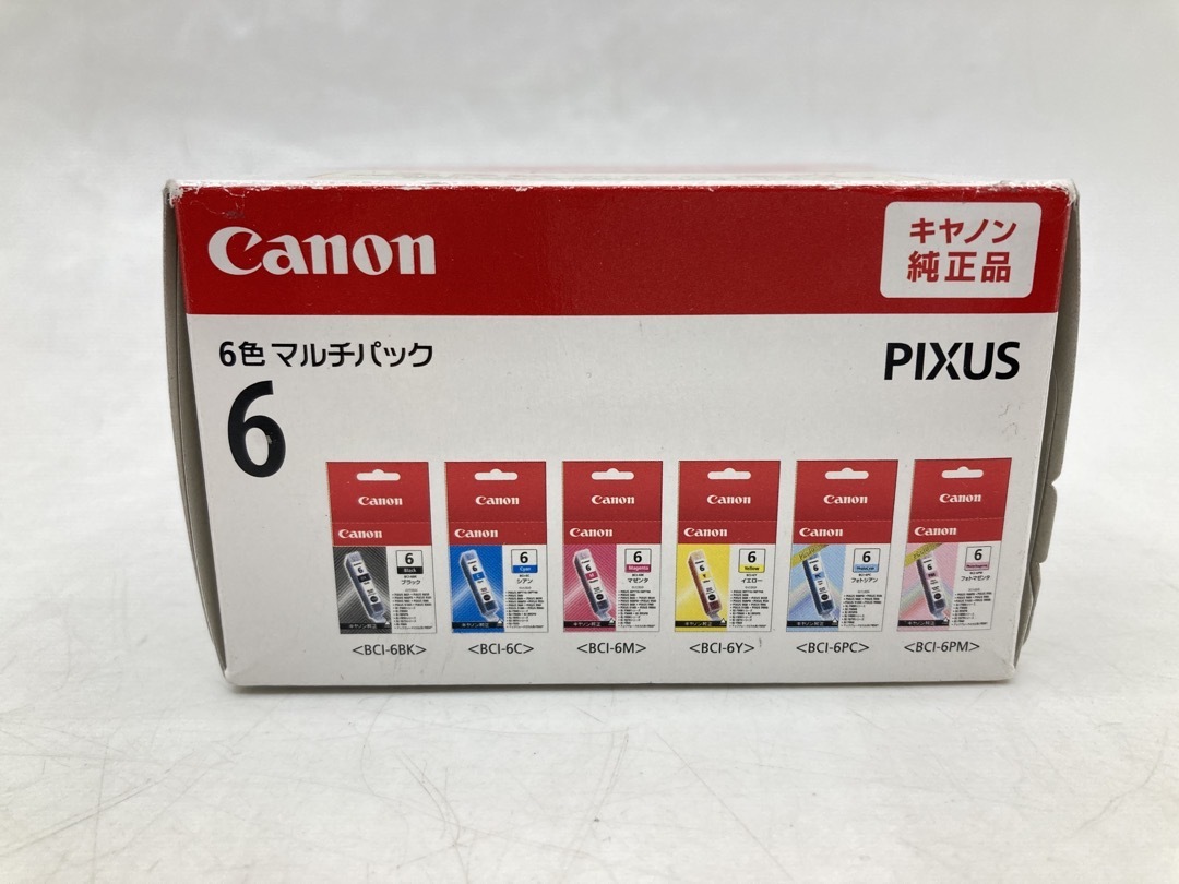 Canon BCI-6/6MP 6色マルチパック 純正インクカートリッジ アウトレット 期限切れ 未使用 未開封