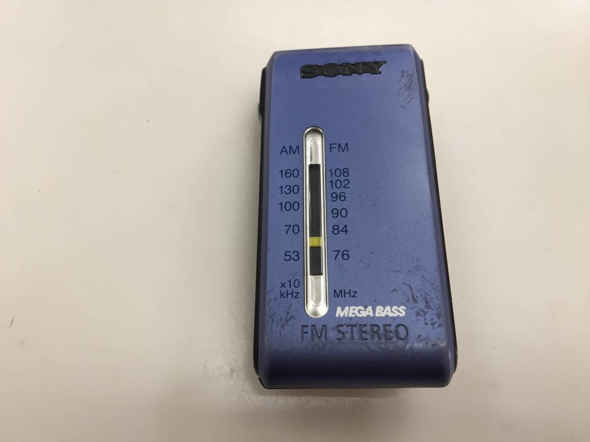 SONY ポケットラジオ 携帯ラジオ SRF-S84 本体のみ　中古品6700
