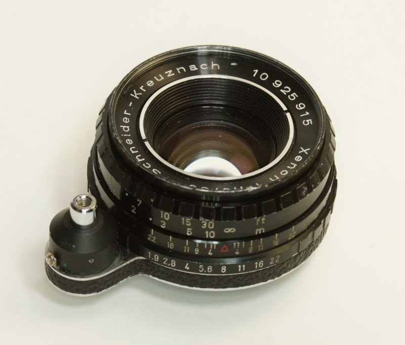 西ドイツ製 Schneider-Kreuznach Xenon 1:1.9/50 Exakta 1N-915 ブラック レザー