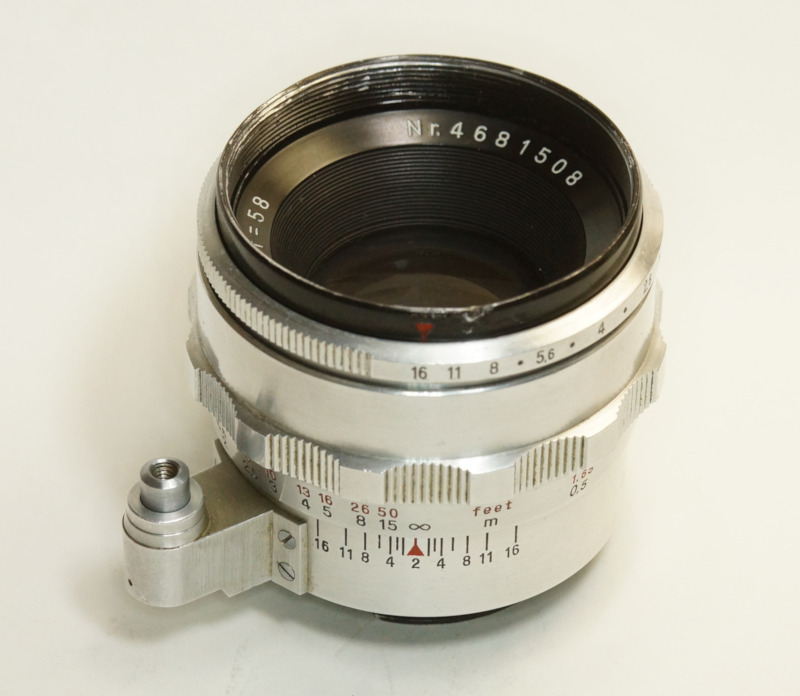 ドイツ製 Carl Zeiss Jena Biotar B 1:2 f=58 Exakta 33N-508 半自動絞 輸出仕様 絞羽10枚 後期型 50年代