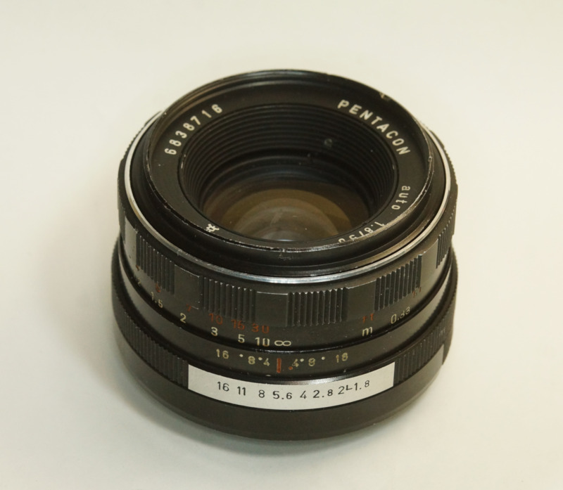 ドイツ製 PENTACON auto 1.8/50 M42 271B-716 バイカラー 前期型 絞込ボタン ペンタコンマーク