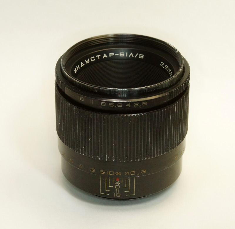 ソ連 LZOS製 Industar-61L/Z 2.8/50 137NB-465 1972年 M42 キリル文字 初期型 　