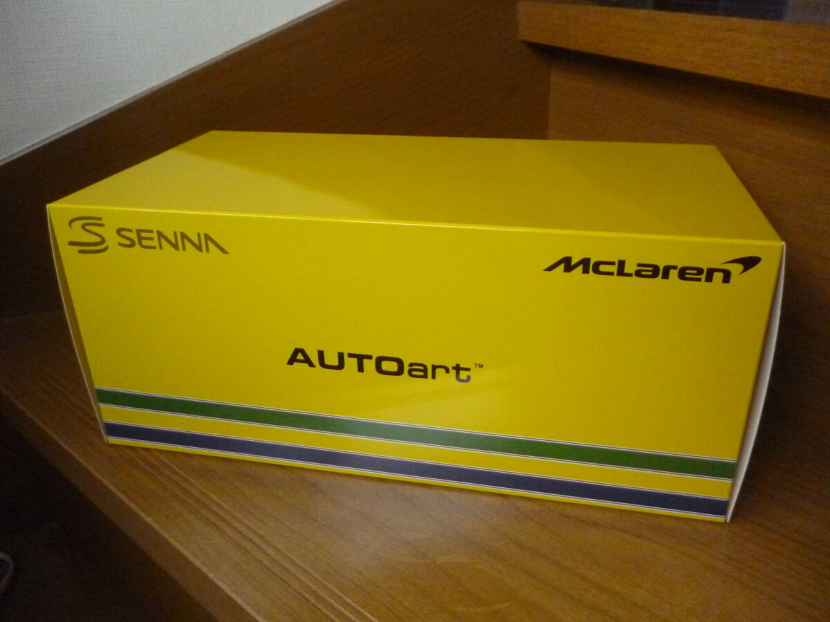 希少・新品・未開封／1/18　マクラーレン ホンダ MP4/6 日本GP ＃1 アイルトン・セナ　1台／オートアート AUTOart　ロゴ有 89140