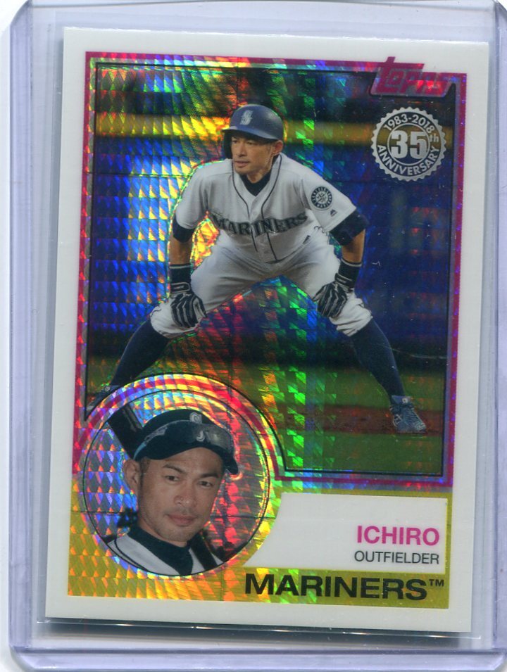 2018 Topps Silver Pack 1983 Topps Design Chrome 107 Update Series Ichiro イチロー
