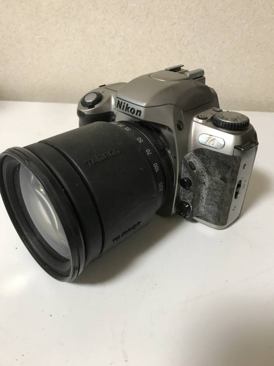 動作未確認の為ジャンク　Nikon u TAMRON ニコン　タムロン　AF 28-200mm ∞-2.1m 6.9ft 710N 1:3.8-5.6 φ7.2【2CM-6031309】