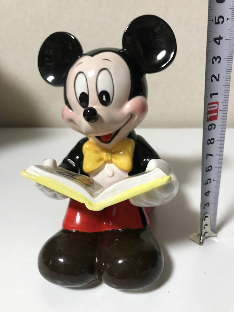 現状品　希少　レア　ミッキーマウス　Mickey Mouse 東京ディズニーランド　陶器　絵本　中から砂のような音あり　【2MI-6031701】