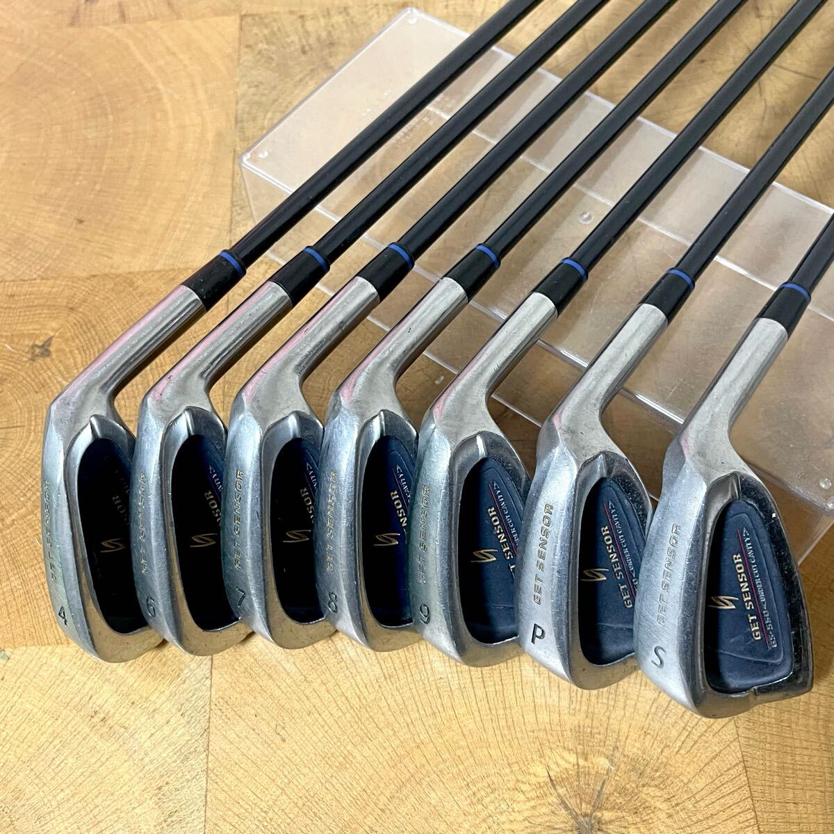 ゴルフ/ゴルフ用品 GET SENSOR/ゲットセンサー アイアンセット GS-550 4/6/7/8/9/P/S 7本セット シャフト:GET SENSOR GS-550 FLEX:S 現状品