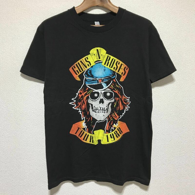 [即決古着]GUNS N' ROSES/ガンズ・アンド・ローゼズ/APPETITE FOR DESTRUCTION TOUR 1988/ツアーTシャツ/バンドT/2017年コピーライト/S