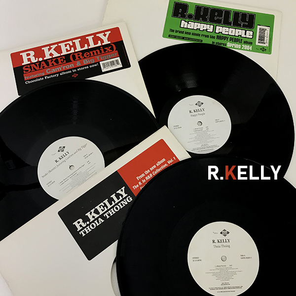 12 インチ 3点 セット R.KELLY R ケリー THOLA THOING SNAKE Remix happy people Album Big Tigger R&B ソウル JIVE コレクション 札幌