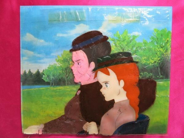 赤毛のアン　第4章 「アン・生立ちを語る」　孤児院に戻されるアン セル画　張り付きなし　印刷背景