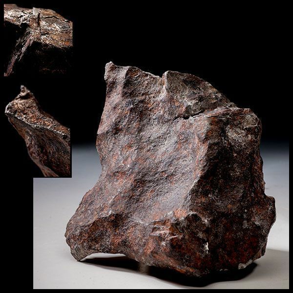 U02272 特大 鉄隕石 隕鉄 約2.8kg CAMPO DEL CIELO ギベオン オクタヘドライト /B