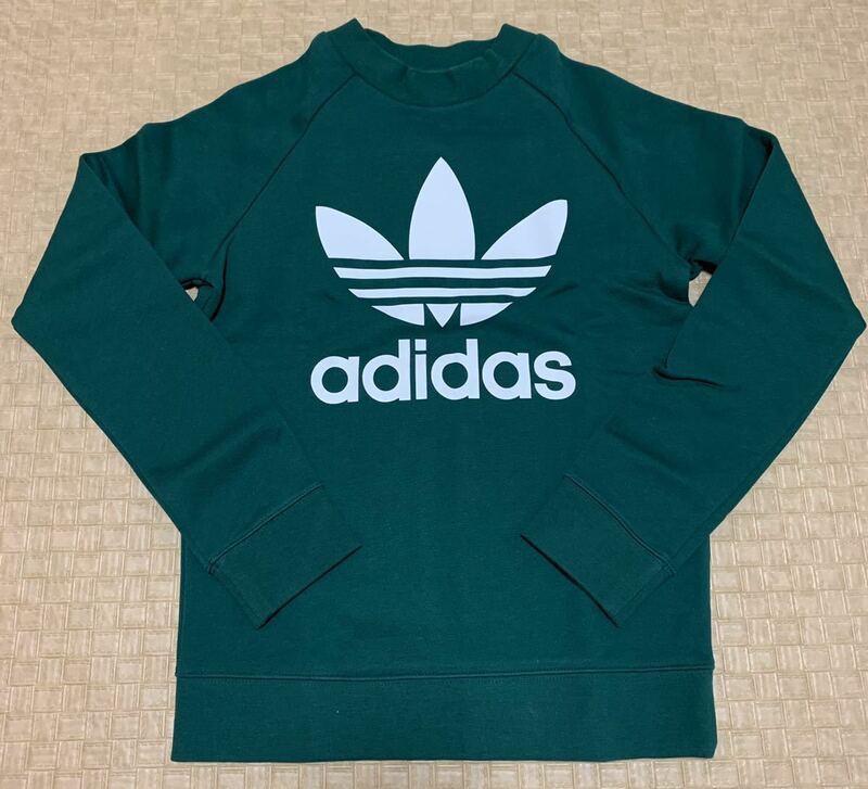 adidas originals アディダス オリジナルス トレフォイルクルーネック スウェット トレーナー 長袖・Mサイズ・新品