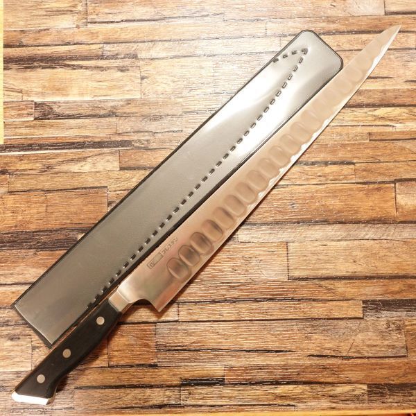 グレステン 筋引包丁 研ぎ済 360mm スライサー 牛刀 筋引き Glestain 保護ケース付き