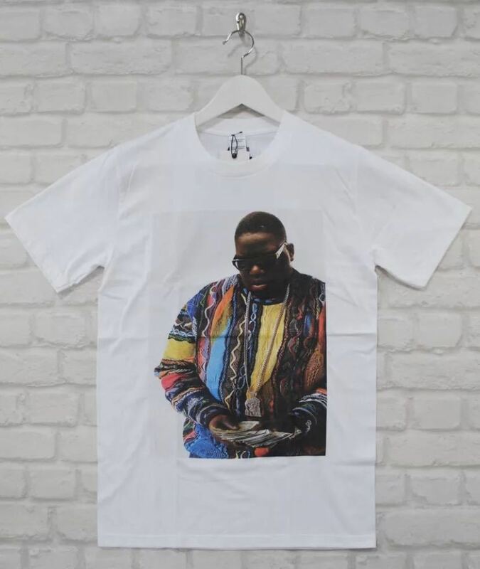 【早い者勝ち】Notorious Big Tシャツ L Lサイズ ヒップホップ Hiphop ラッパー ストリート ビギー Supreme シュプリーム 白T rap