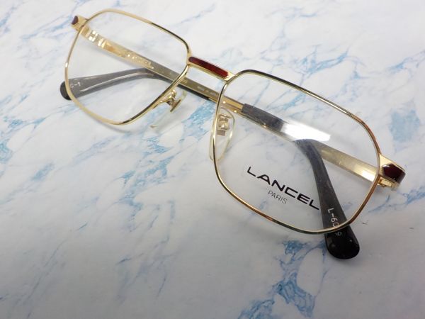 LANCEL メガネフレーム L-6009 54口16-142 C-1 日本製